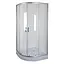 Душевая кабина Bravo Wisla 80T 000022471, прозрачный, матовый хром - миниатюра 2