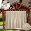 Штора уличная водонепроницаемая для беседки (2.2 х 1.45 м) Бежевый - миниатюра 7
