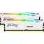 Модуль пам'яті для комп'ютера DDR5 32GB (2x16GB) 5600 MHz FURY Beast White RGB Kingston Fury (ex.HyperX) (KF556C36BWEAK2-32) - мініатюра 2