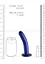 Фаллоимитатор Ouch! Smooth G-Spot Dildo 6apos;apos; 15 см (синий) - миниатюра 3