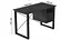 Письмовий стіл із ящиками Ferrum-decor Оскар 750x1400x700 метал Чорний ДСП Сосна Кембра 16 мм (FRD-103277) - мініатюра 3