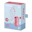 Вакуумний стимулятор клітора з вібрацією Satisfyer Cotton рожевий - мініатюра 2
