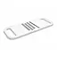 Терка-слайсер пластмасова для корейської моркви та для нарізання соломкою овочів 27х8 см Білий 88148 - мініатюра 1