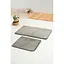 Килимки для ванної Vonaldi Softmicro набір 2 шт. сірий - мініатюра 1