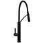 Змішувач для кухні TOPAZ MODERNO TMD 8818-H23-BL чорний матовий з лійкою душем - мініатюра 6