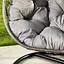 Подвесное кресло-кокон Di Volio Bacoli одноместное серый - миниатюра 4