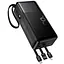 Портативний ЗП Power Bank Hoco J156B Founder 22.5W+PD20W with four cables 30000 mAh Black - мініатюра 4