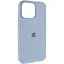 Чехол Epik Silicone Case AA Logo with MagSafe для Apple iPhone 15, 6.1 Голубой/Lilac Blue - миниатюра 1