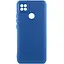 Чохол Silicone Cover Lakshmi Full Camera (AA) для Xiaomi Redmi 10A Синій / Navy Blue - мініатюра 1