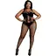 Боді Moonlight Model 04 Black Plus size - мініатюра 1