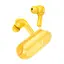 Навушники бездротові Hoco TWS EW39 вакуумні жовтий - мініатюра 2