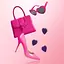 Вибратор-сердечко Rianne S: Heart Vibe Purple 10 режимов работы медицинский силикон - миниатюра 4