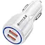 Автомобильное зарядное устройство No Brand CWa 2USB PD18W QC 3.0 White (57050556) - миниатюра 1