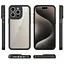 Чохол Epik TPU Transparent + Colour 1.5 мм для Apple iPhone 15 Pro 6.1 Black - мініатюра 2