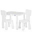 Дитячий столик M 6176-1 стільниця 76,5х54,5 см, 2 стільчики - мініатюра 1