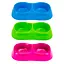 Миска двойная для корма и воды MPS Maya Double M Miz Col. 26x15x8 см  - миниатюра 2