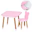 Столик зі стільцем "Ведмедик" 08-025R-BOX з ящиком, рожевий - мініатюра 2