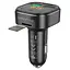 АЗП з FM-модулятором BOROFONE BC43 Flash QC3.0 car BT FM transmitter 18W Black - мініатюра 5