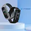Ремінець Amazfeel для фітнес-браслета Mi Band 3, 4, 5, 6, 7 Armor design нейлоновий чорний - мініатюра 2