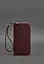 Шкіряне портмоне на блискавці 6.1 Бордове - мініатюра 4