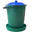 Годівниця Бункер для домашніх птахів пластикове відро з ручкою 10 л - мініатюра 1