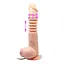 Реалистичный вибратор Baile Thunder Up Suction Base 22 см телесный - миниатюра 3
