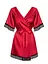 Пеньюар Obsessive Sensuelia XXL красный - миниатюра 5