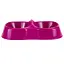 Миска двойная для корма и воды MPS Maya Double M Miz Col. 26x15x8 см  - миниатюра 4