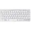Клавиатура для ноутбука ACER Aspire One 521, eMachines 350 белый, без фрейма - миниатюра 1