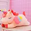Детский набор Единорог плед розовый мягкая игрушка 60 см с пледом 1,00 x 1,70 м - миниатюра 3