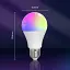 Лампа різнобарвна Moes RGB E27 9 Вт 806 лм розумна з bluetooth (BB-TDA9-RCW-E27-MS) - мініатюра 4