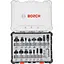 Набор комбинированных фрез Bosch Professional 8 мм 15 шт. (2.607.017.472) - миниатюра 1
