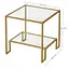 Журнальний столик Leobert Santorini в стилі Loft золотистий - мініатюра 4