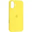 Силиконовый чехол iPhone 16 матовое покрытие накладной чехол микрофибра Желтый - миниатюра 1