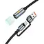 Кабель комбо Hoco USB / Type-C к LED light adapter cable UA38C 0.3 м - миниатюра 1