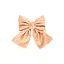 Детская зацепка-бант 0901-191-15 эко-кожа, персиковый - миниатюра 1