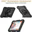Чохол Rugged 3 Layers броньований протиударний з захистом Lenovo Tab M8 4th Gen TB300 Чорний - мініатюра 3