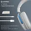 Навушники GamePro Asgard Freya Pro Wireless White/Blue (HSW201WB) - мініатюра 6