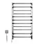 Электрический полотенцесушитель Navin Грандис 480x800 Sensor левостороннее с таймером 12-028053-3680, Хром, Левое, Электронный - миниатюра 2