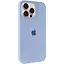 Чохол Silicone Case Full Protective (AA) для Apple iPhone 13 Pro Max (6.7) Блакитний / Lilac Blue - мініатюра 1