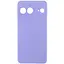 Чехол TPU GETMAN Liquid Silk Full Camera для Google Pixel 7 Сиреневый / Light purple - миниатюра 1
