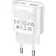 Мережевий зарядний пристрій Hoco C109A Fighter 20W White (784810) [122580] - мініатюра 3