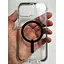 Протиударний чохол Gear4 Piccadilly MagSafe для iPhone 13 / iPhone 14 (6.1") Прозорий Black (702010126) - мініатюра 8