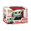 Коллекционная фигурка Funko Pop Мандалорец Грогу The Mandalorian Grogu with Santa Hat in Pram 10 см FP G 746 - миниатюра 3