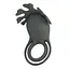 Эрекционное кольцо Pretty Love Vibrant Penis Ring Ruben 8.5 см серый - миниатюра 2