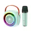 Акустична система XO F42 Dazzling RGB bluetooth Karaoke Stereo with Microphone Синя - мініатюра 5