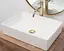 Умивальник Rea Inga white накладний білий REA-U1022, Білий - мініатюра 3
