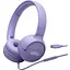 Наушники JBL Tune 520C Purple USB-C микрофон однокнопочный пульт управления технология Pure Bass - миниатюра 1