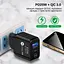 Зарядное устройство XON PowerCharge 25W (PD25) USB Type-C (PCWC025025A1С1B 6129) Черный - миниатюра 3