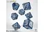 Набір кубиків Harry Potter. Ravenclaw Modern Dice Set - Blue , 7 шт. (190142/2023/3/A) - мініатюра 2
